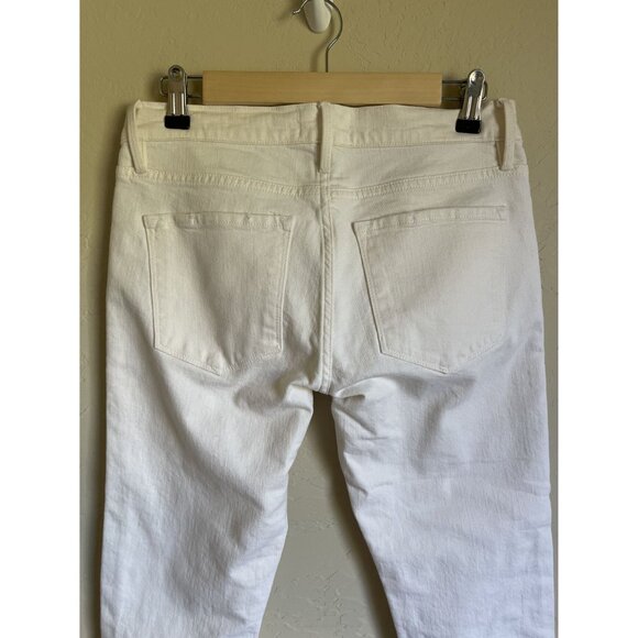 FRAME Le Garcon Crop Cream Ivory Jeans Size 26 Au Natural Grind MSRP $248 - Picture 9 of 9